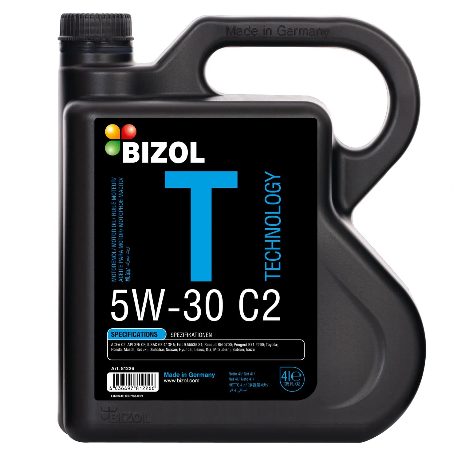 foto bidon óleo de motor 5w-30